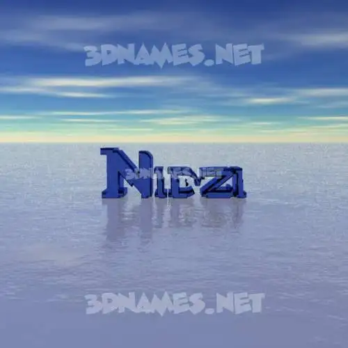 nidzi in Horizon style - 3D name wallpaper nidzi in Horizon style - 3D name wallpaper