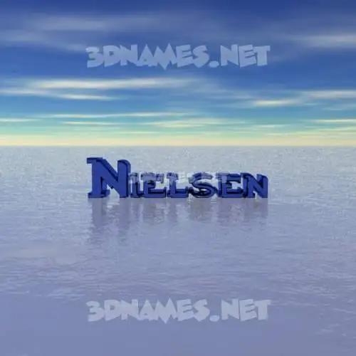 nielsen in Horizon style - 3D name wallpaper nielsen in Horizon style - 3D name wallpaper