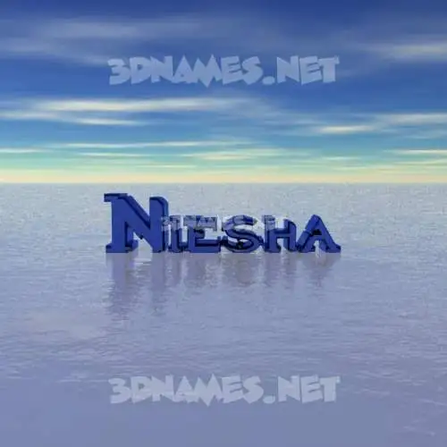 niesha in Horizon style - 3D name wallpaper niesha in Horizon style - 3D name wallpaper