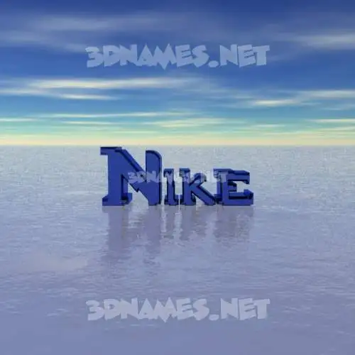 nike in Horizon style - 3D name wallpaper nike in Horizon style - 3D name wallpaper