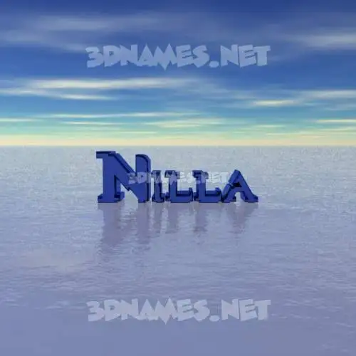 nilla in Horizon style - 3D name wallpaper nilla in Horizon style - 3D name wallpaper