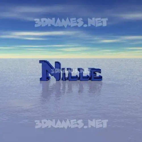 nille in Horizon style - 3D name wallpaper nille in Horizon style - 3D name wallpaper