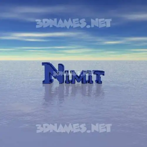 nimit in Horizon style - 3D name wallpaper nimit in Horizon style - 3D name wallpaper