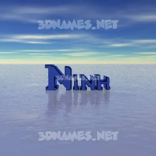 ninh in Horizon style - 3D name wallpaper ninh in Horizon style - 3D name wallpaper