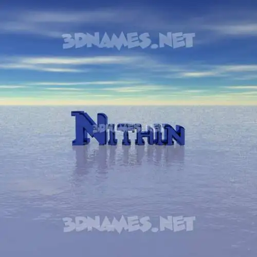 nithin in Horizon style - 3D name wallpaper nithin in Horizon style - 3D name wallpaper