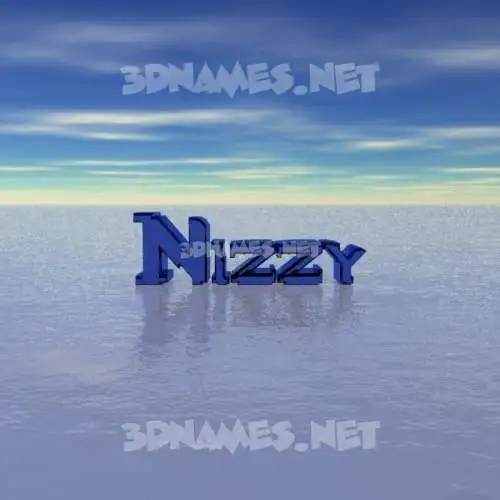 nizzy in Horizon style - 3D name wallpaper nizzy in Horizon style - 3D name wallpaper