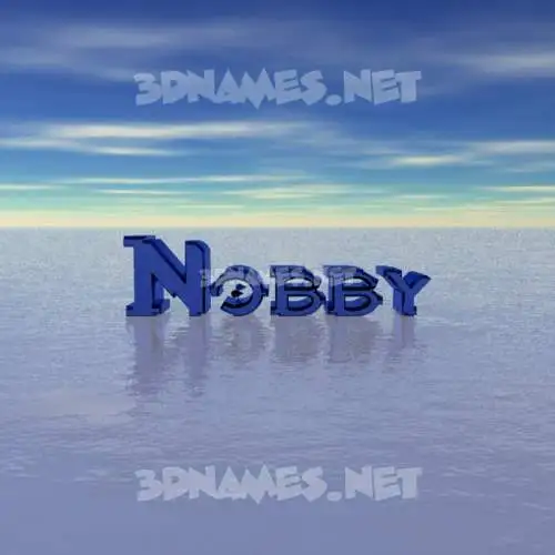 nobby in Horizon style - 3D name wallpaper nobby in Horizon style - 3D name wallpaper