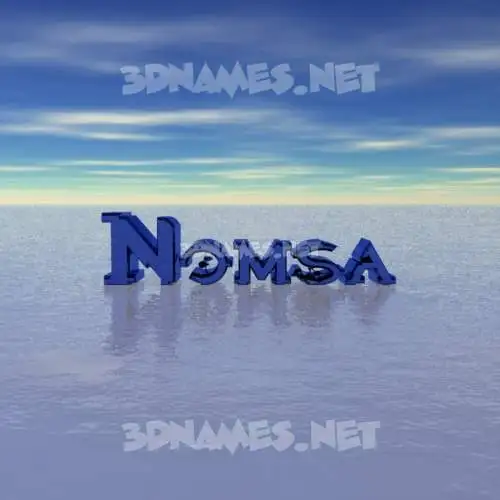 nomsa in Horizon style - 3D name wallpaper nomsa in Horizon style - 3D name wallpaper