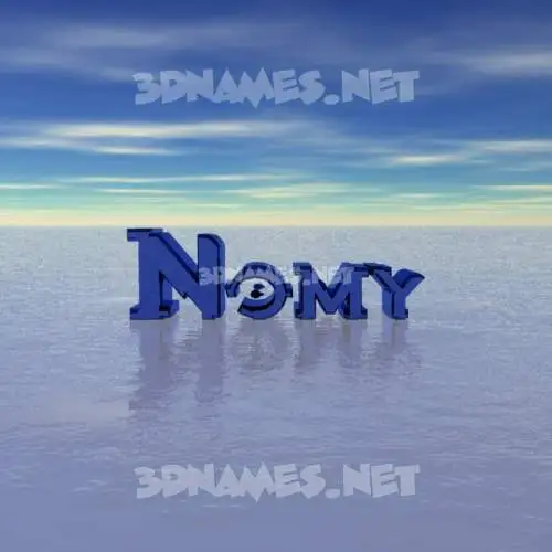 nomy in Horizon style - 3D name wallpaper nomy in Horizon style - 3D name wallpaper