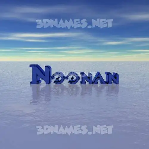 noonan in Horizon style - 3D name wallpaper