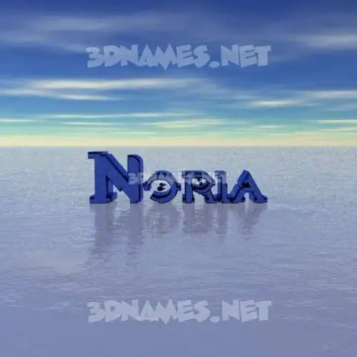 noria in Horizon style - 3D name wallpaper noria in Horizon style - 3D name wallpaper