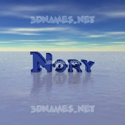 nory in Horizon style - 3D name wallpaper nory in Horizon style - 3D name wallpaper