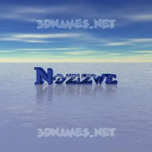 nozizwe in Horizon style - 3D name wallpaper nozizwe in Horizon style - 3D name wallpaper