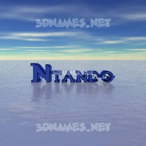 ntando in Horizon style - 3D name wallpaper ntando in Horizon style - 3D name wallpaper
