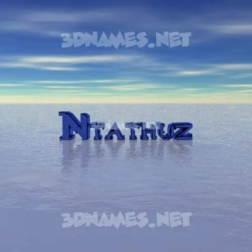 ntathuz in Horizon style - 3D name wallpaper ntathuz in Horizon style - 3D name wallpaper