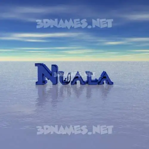 nuala in Horizon style - 3D name wallpaper nuala in Horizon style - 3D name wallpaper