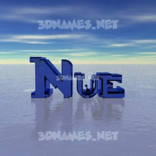 nue in Horizon style - 3D name wallpaper nue in Horizon style - 3D name wallpaper