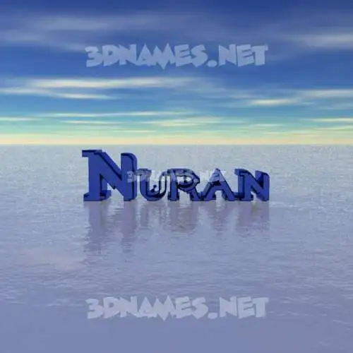 nuran in Horizon style - 3D name wallpaper nuran in Horizon style - 3D name wallpaper