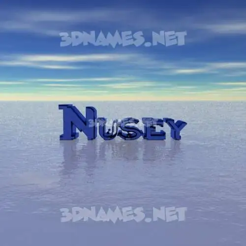 nusey in Horizon style - 3D name wallpaper nusey in Horizon style - 3D name wallpaper