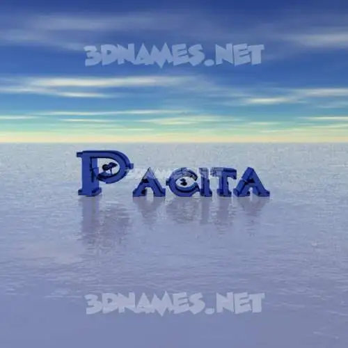 pacita in Horizon style - 3D name wallpaper pacita in Horizon style - 3D name wallpaper