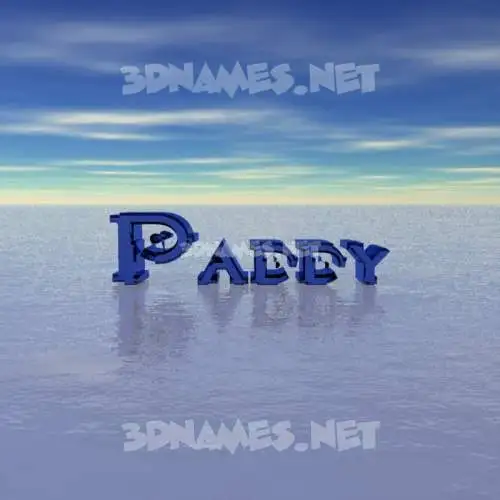 paddy in Horizon style - 3D name wallpaper paddy in Horizon style - 3D name wallpaper