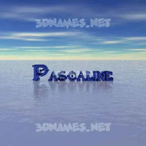 pascaline in Horizon style - 3D name wallpaper pascaline in Horizon style - 3D name wallpaper