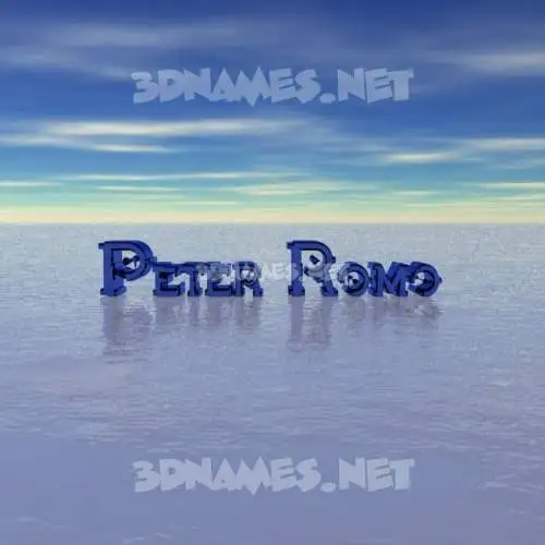 peter romo in Horizon style - 3D name wallpaper peter romo in Horizon style - 3D name wallpaper