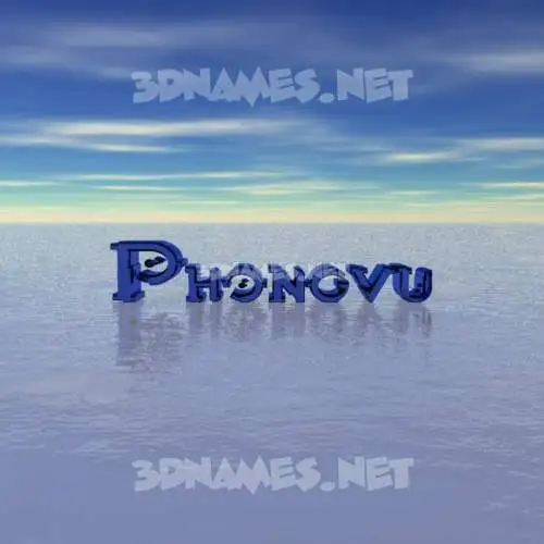 phongvu in Horizon style - 3D name wallpaper phongvu in Horizon style - 3D name wallpaper