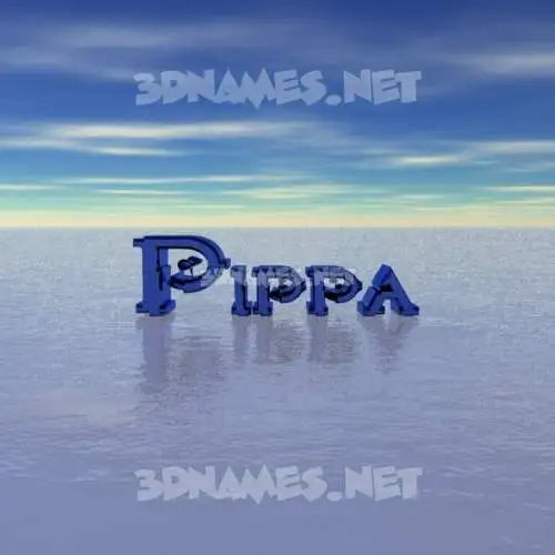 pippa in Horizon style - 3D name wallpaper pippa in Horizon style - 3D name wallpaper