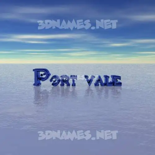 port vale in Horizon style - 3D name wallpaper port vale in Horizon style - 3D name wallpaper