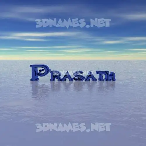 prasath in Horizon style - 3D name wallpaper