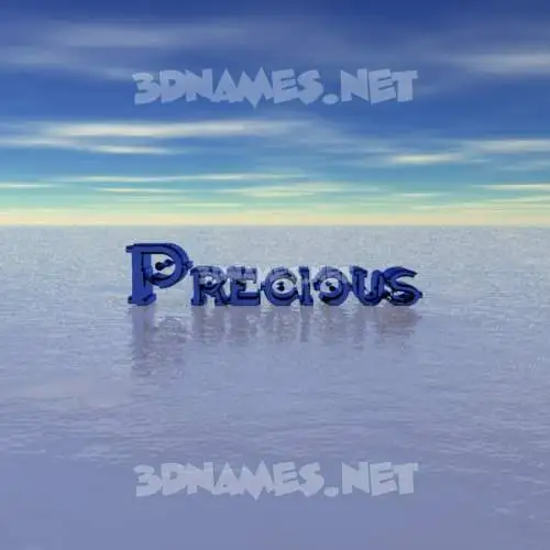 precious in Horizon style - 3D name wallpaper precious in Horizon style - 3D name wallpaper