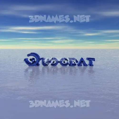 quocdat in Horizon style - 3D name wallpaper quocdat in Horizon style - 3D name wallpaper