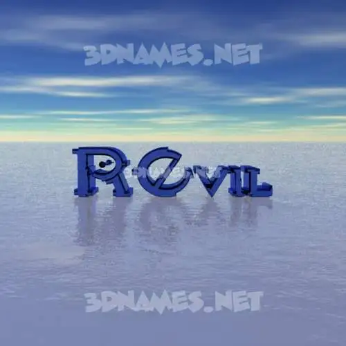 r0vil in Horizon style - 3D name wallpaper r0vil in Horizon style - 3D name wallpaper