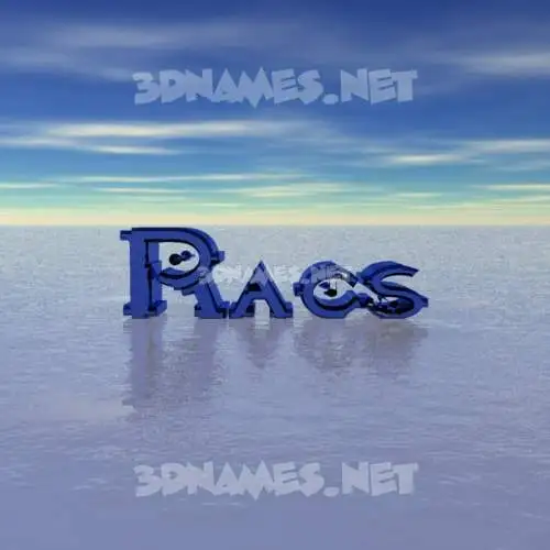 racs in Horizon style - 3D name wallpaper racs in Horizon style - 3D name wallpaper
