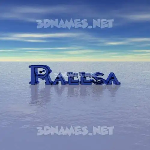 raeesa in Horizon style - 3D name wallpaper raeesa in Horizon style - 3D name wallpaper