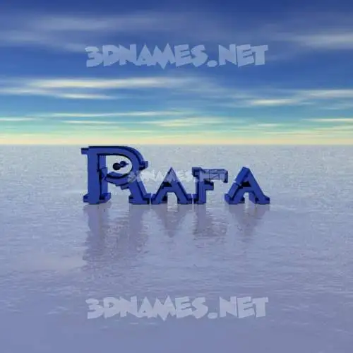 rafa in Horizon style - 3D name wallpaper rafa in Horizon style - 3D name wallpaper