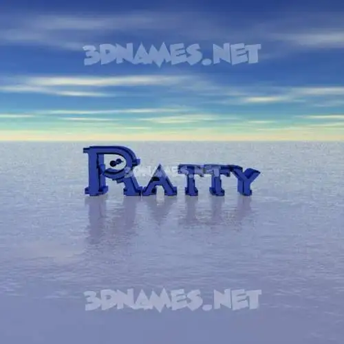 ratty in Horizon style - 3D name wallpaper ratty in Horizon style - 3D name wallpaper