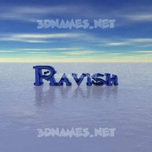 ravish in Horizon style - 3D name wallpaper ravish in Horizon style - 3D name wallpaper