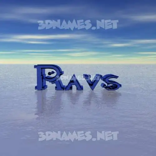 ravs in Horizon style - 3D name wallpaper ravs in Horizon style - 3D name wallpaper