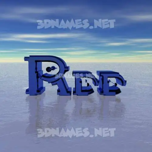 rdd in Horizon style - 3D name wallpaper