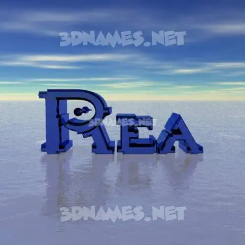 rea in Horizon style - 3D name wallpaper rea in Horizon style - 3D name wallpaper