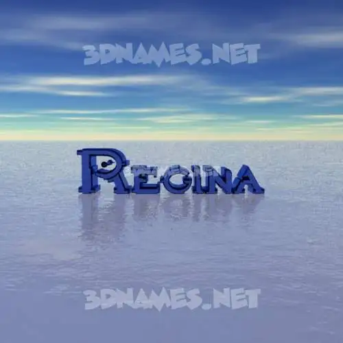 regina in Horizon style - 3D name wallpaper regina in Horizon style - 3D name wallpaper