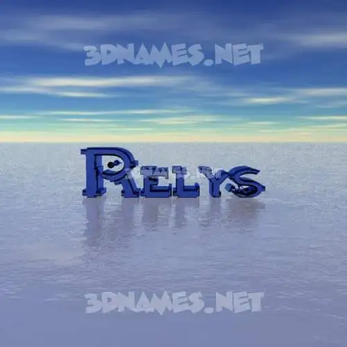 relys in Horizon style - 3D name wallpaper relys in Horizon style - 3D name wallpaper