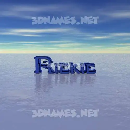 riekie in Horizon style - 3D name wallpaper riekie in Horizon style - 3D name wallpaper