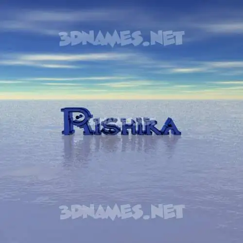 rishika in Horizon style - 3D name wallpaper rishika in Horizon style - 3D name wallpaper