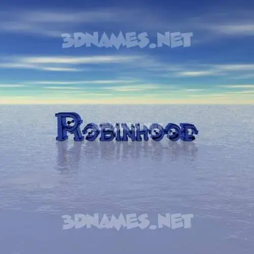 robinhood in Horizon style - 3D name wallpaper robinhood in Horizon style - 3D name wallpaper