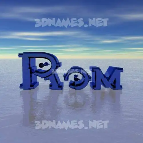rom in Horizon style - 3D name wallpaper rom in Horizon style - 3D name wallpaper