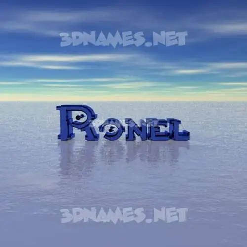 ronel in Horizon style - 3D name wallpaper ronel in Horizon style - 3D name wallpaper
