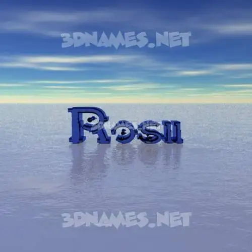 rosii in Horizon style - 3D name wallpaper rosii in Horizon style - 3D name wallpaper